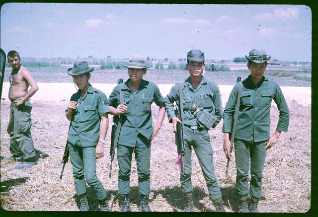 Battle-ready ARVN troops